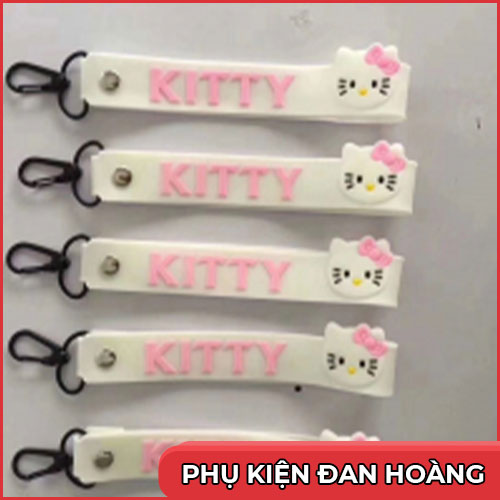 Móc khóa nhựa dẻo Hello Kitty